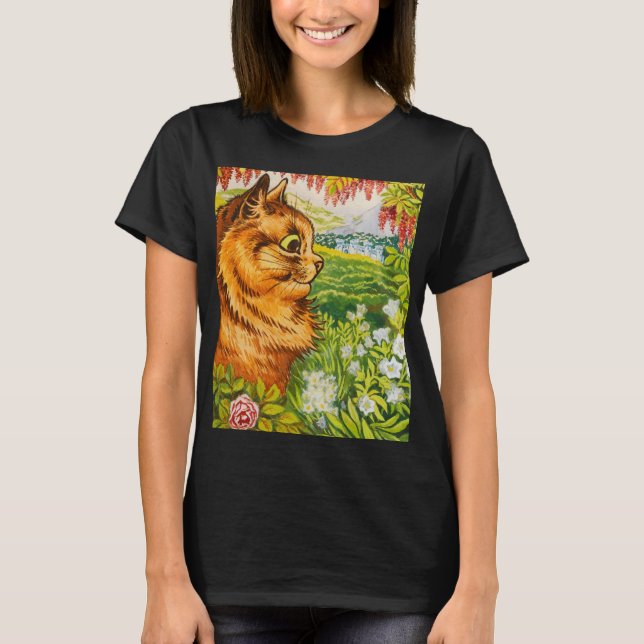 T-shirt Enjoying the View by Louis Wain (Devant)