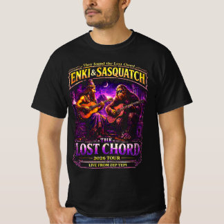 T-shirt Enki et Sasquatch la tournée Lost Chord