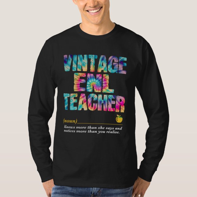 T-shirt ENL Teacher Appreciation Week Back to School (Devant)