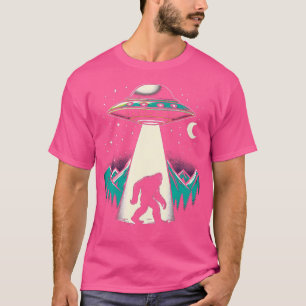 T-shirt Enlèvement d'Alien Ufo Bigfoot
