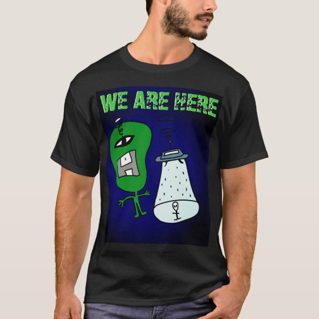 T-shirt enlèvement d'aliens (Devant)