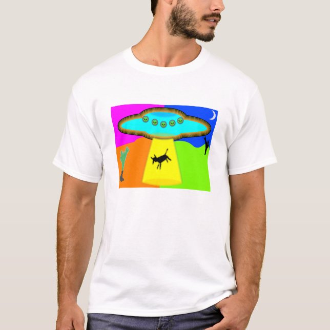 T-shirt Enlèvement d'Aliens (Devant)