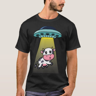 T-shirt Enlèvement De Vache Alien Volant À Ufo