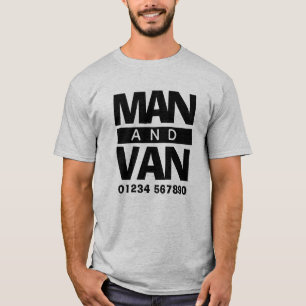 T-shirt Enlèvement Société Conducteur de fourgonnette de m