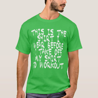 T-shirt Enlevez la chemise