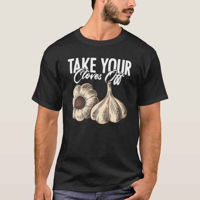 T-shirt Enlevez Vos Cloches De L'Ail Végétarien (Devant)