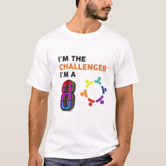 T-shirt Enneagram Type 8 Personnalité Amusante Le Challeng
