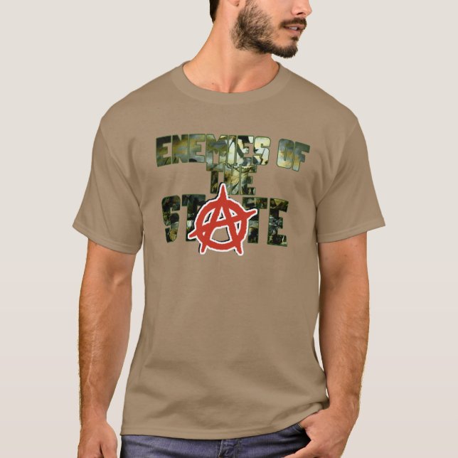 T-shirt ennemi de la révolution française d'état (Devant)