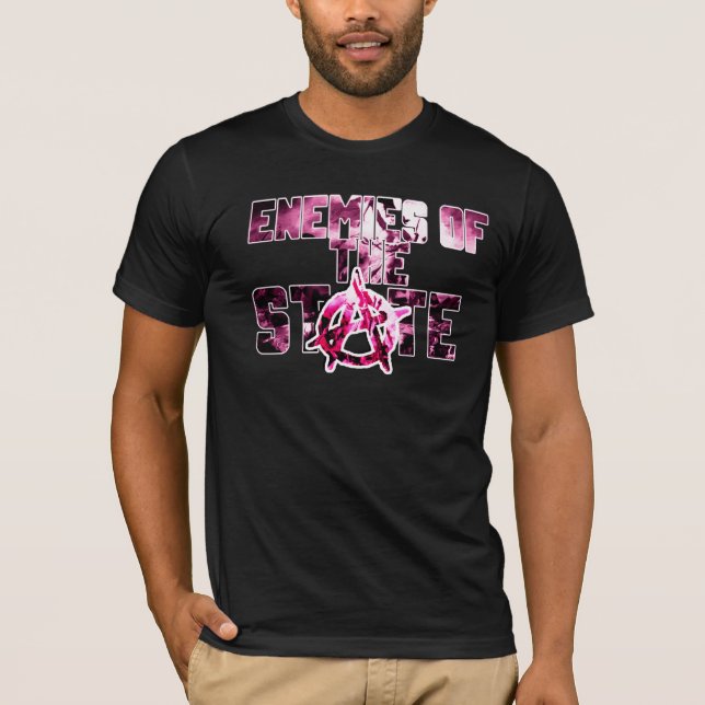 T-shirt ennemi de la révolution française d'état (Devant)