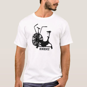 T-shirt Ennemi de vélo d'air - silhouette noire