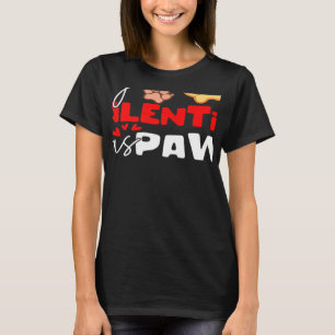 T-shirt Énoncé élégant Valentine's Day Chien Partenariat
