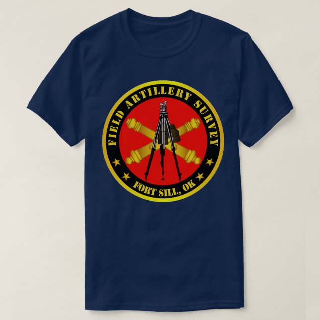 T-shirt Enquête sur l'artillerie de campagne auprès de la  (Design devant)
