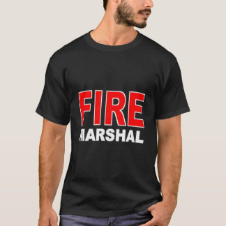 T-shirt Enquêteur Commissaire Maréchal des incendies sapeu