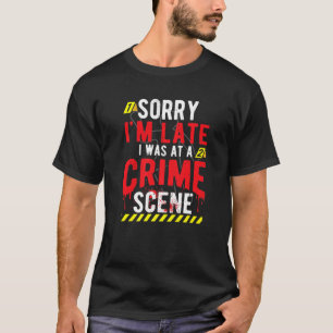 T-shirt Enquêteur sur la scène de crime réel