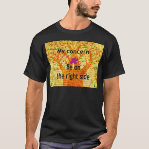 T-shirt Enraciné dans la droiture Baobab perspective Vinta
