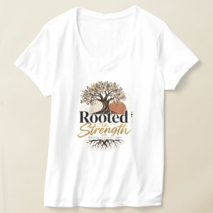 T-shirt Enraciné dans la force