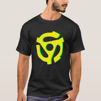 T-shirt Enregistrement de vinyle rétro 45 tr/min