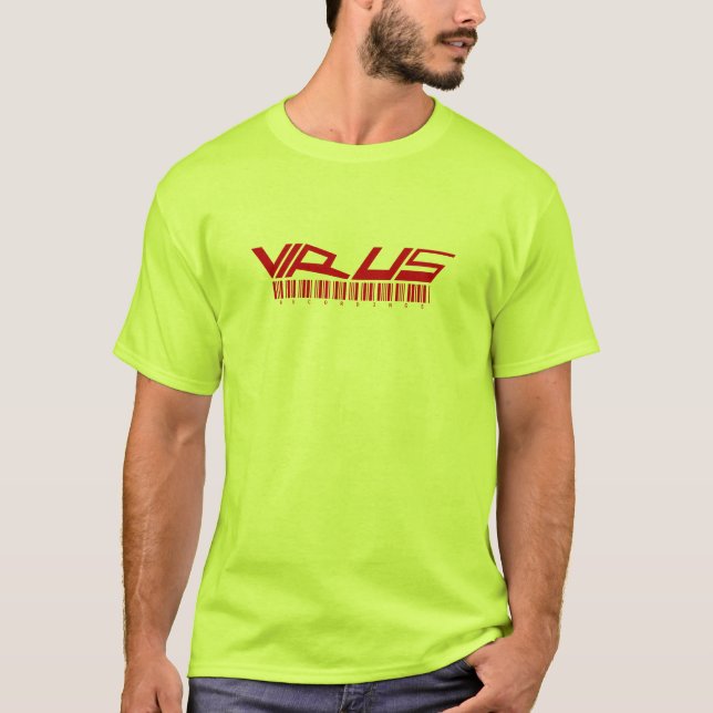 T-shirt Enregistrements de virus/001 (Devant)