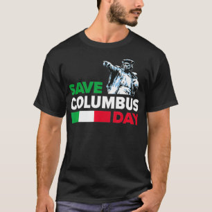 T-shirt Enregistrer Columbus Day Italian Pride