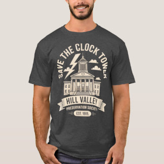 T-shirt Enregistrer la tour d'horloge classique