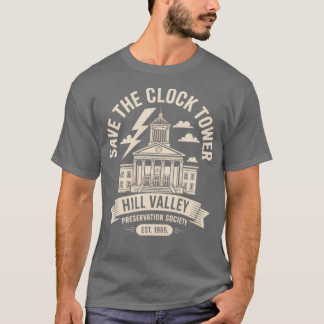 T-shirt Enregistrer la tour d'horloge classique