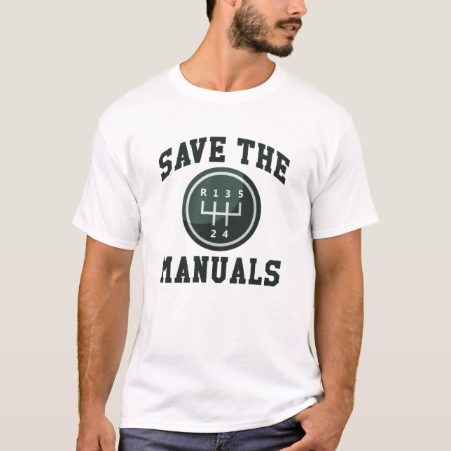 T-shirt Enregistrer Les Manuels (Devant)
