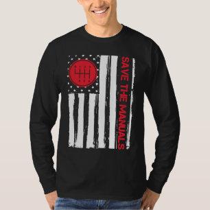 T-shirt Enregistrer Les Manuels 6 Vitesse Transmission man