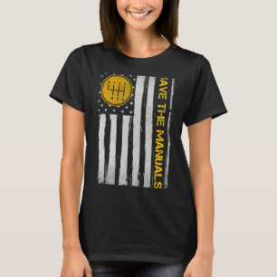 T-shirt Enregistrer Les Manuels 6 Vitesse Transmission man