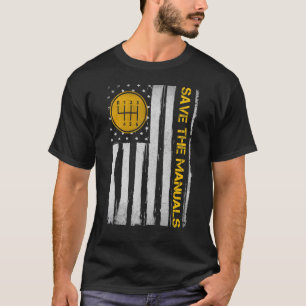 T-shirt Enregistrer Les Manuels 6 Vitesse Transmission man