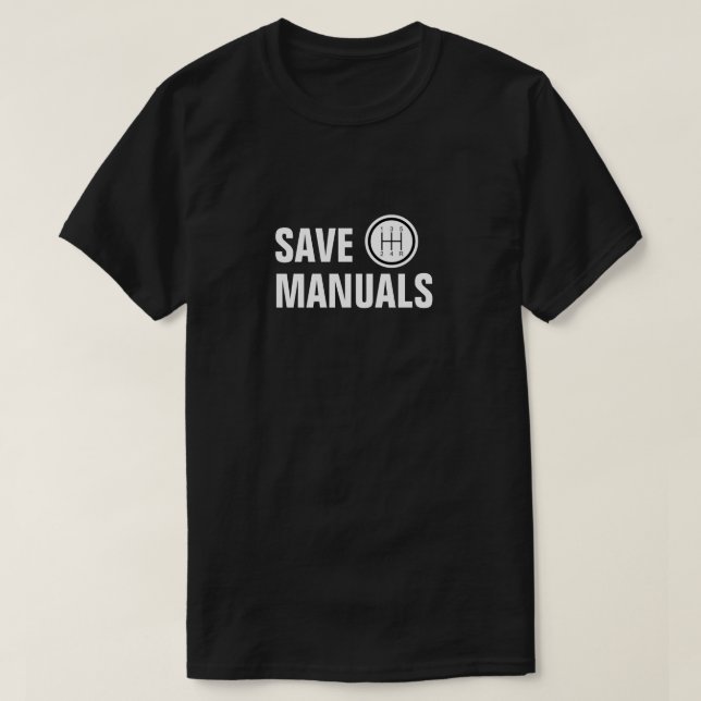 T-SHIRT ENREGISTRER LES MANUELS ÉCHANTILLONNAGE STANDARD (Design devant)