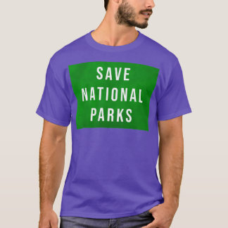 T-shirt Enregistrer les parcs nationaux