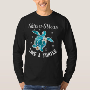 T-shirt Enregistrer les tortues Sea Retro Graphic Plus Tai
