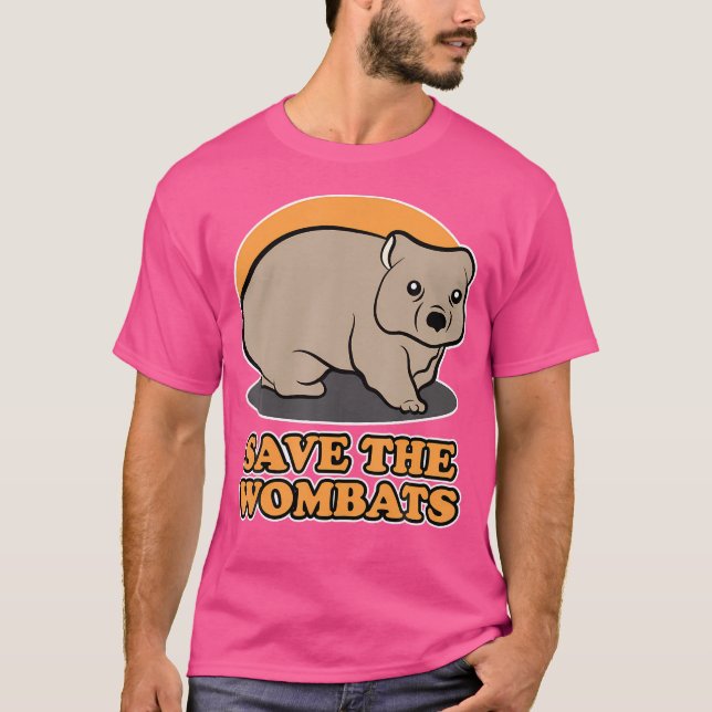 T-shirt Enregistrer Les Wombats (Devant)