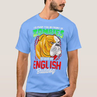 T-shirt Enregistrer mon Bulldog anglais