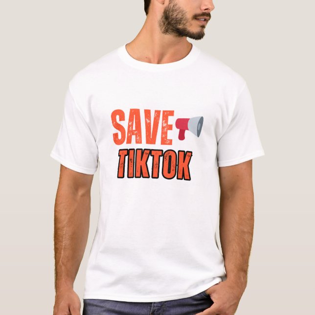 T-SHIRT ENREGISTRER TIKTOK TEE (Devant)