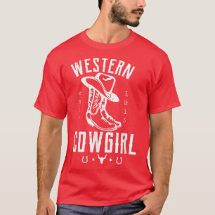 T-shirt Enregistrer Une Corde À Cheval Un Cowboy Design Oc