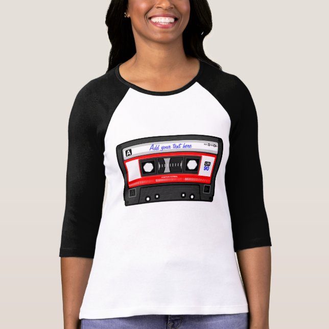T-shirt Enregistreur à cassettes (Devant)