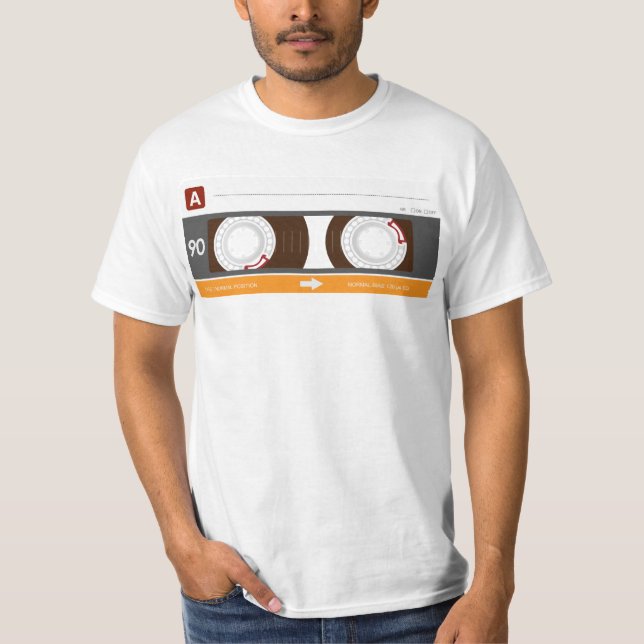 T-shirt Enregistreur à cassettes (Devant)
