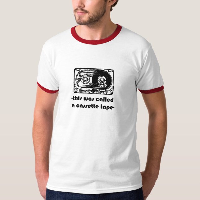 T-shirt enregistreur à cassettes (Devant)