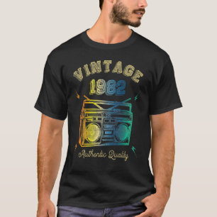 T-shirt Enregistreur Casette Bande Qualité Authentique 40e