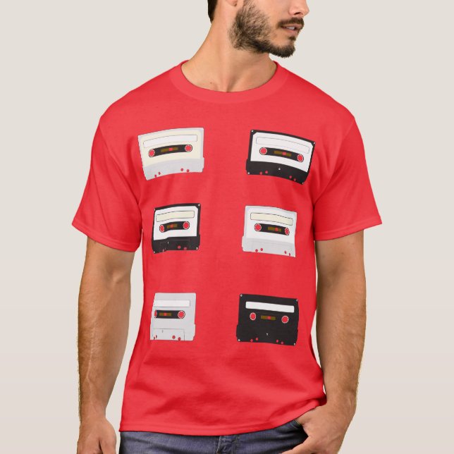 T-shirt Enregistreurs à cassettes (Devant)