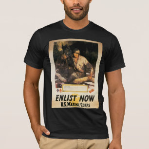 T-shirt Enrôlez maintenant - la Marine Corps des USA