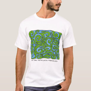 T-shirt Enroulant des traînées 08-06, courent le chemin