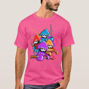 T-shirt Enrouleur Teenage Ninja calmar.
