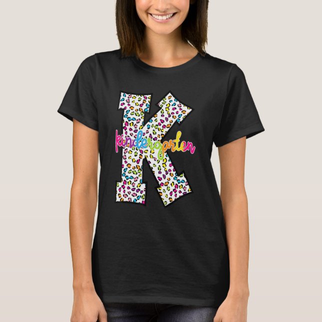 T-shirt Enseignant À L'École De maternelle Retourner À L'É (Devant)