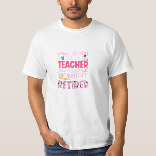 T-shirt Enseignant à temps plein Grand-mère Enseigner (Devant)