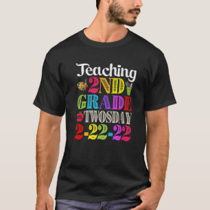 T-shirt Enseignant Aka Math Enseignement 2E Année Le Jour
