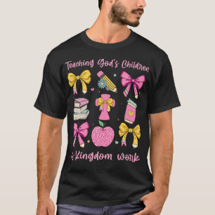 T-shirt Enseignant Chrétien Enseignant Les Enfants De Dieu