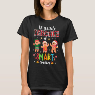 T-shirt Enseignant De 1Ere Année De Cookies Intelligents C