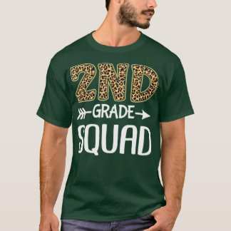 T-shirt Enseignant de 2e année Leopard